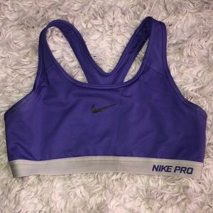 Purple Nike Sports Bra